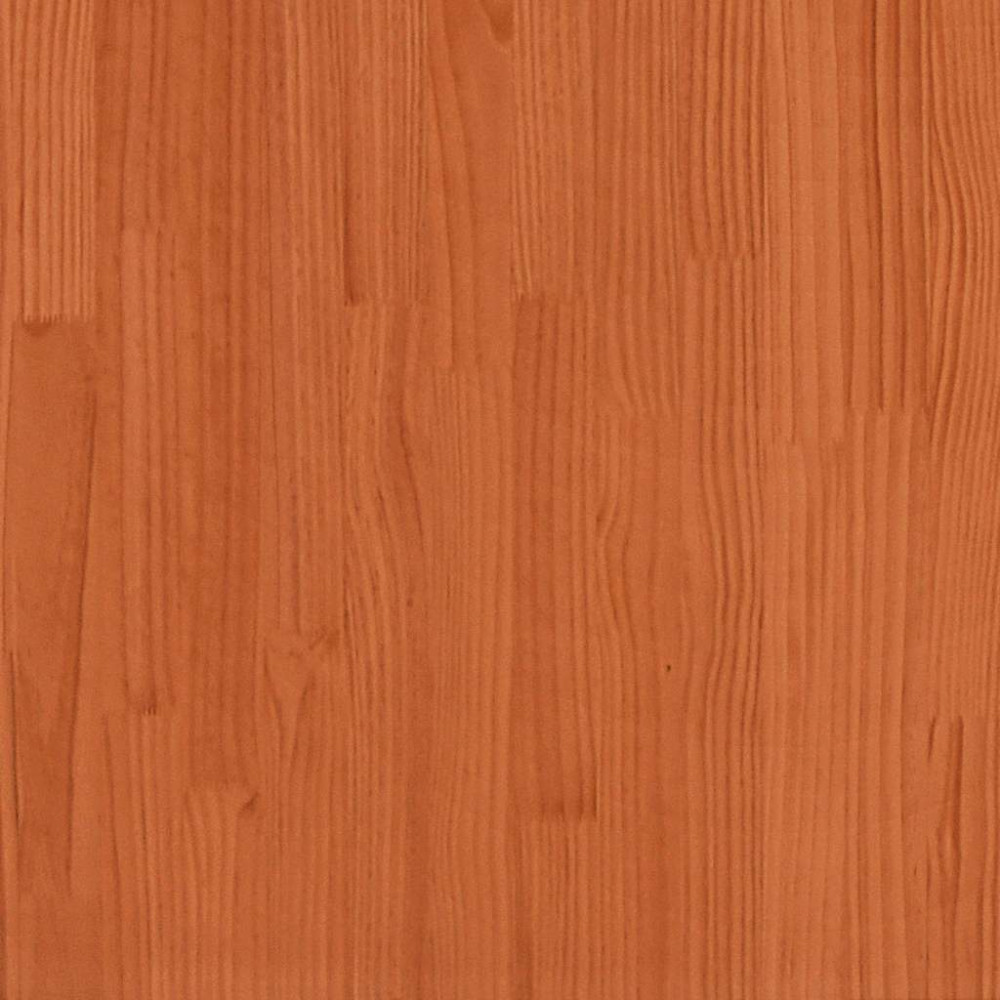 Produktbild för Trädgårdsstolar 2 st vaxbrun 60x64x70,5 cm massiv furu
