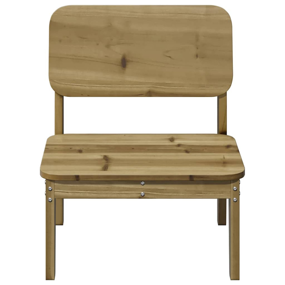 Produktbild för Trädgårdsstol 60x52,5x72 cm impregnerad furu