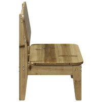 Produktbild för Trädgårdsstol 60x52,5x72 cm impregnerad furu