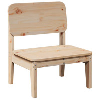 Produktbild för Trädgårdsstolar 2 st 60x52,5x72 cm massiv furu