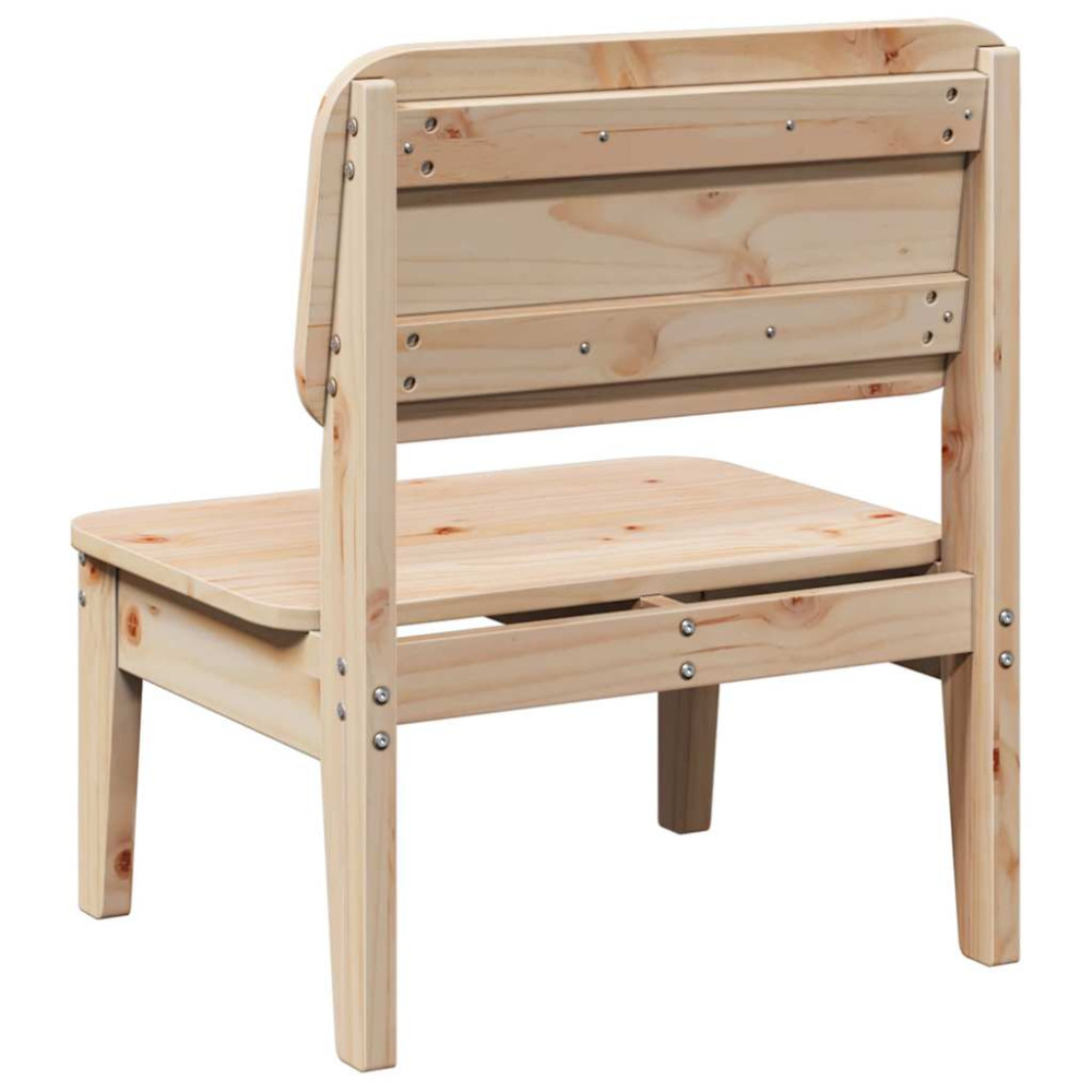 Produktbild för Trädgårdsstolar 2 st 60x52,5x72 cm massiv furu