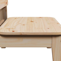 Produktbild för Trädgårdsstolar 2 st 60x52,5x72 cm massiv furu