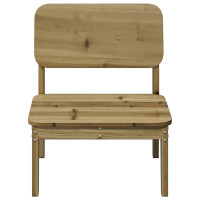 Produktbild för Trädgårdsstolar 2 st 60x52,5x72 cm impregnerad furu