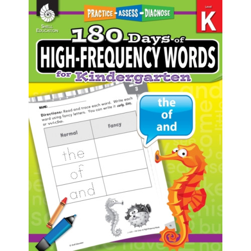 Shell Educational Publishing 180 Days of High-Frequency Words for Kindergarten (häftad, eng)