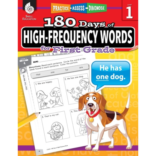 Shell Educational Publishing 180 Days of High-Frequency Words for First Grade (häftad, eng)