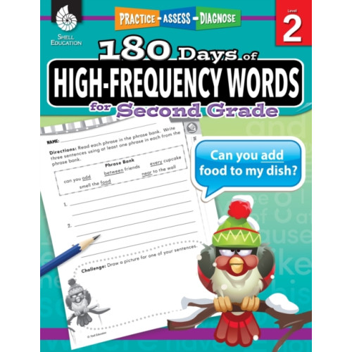 Shell Educational Publishing 180 Days of High-Frequency Words for Second Grade (häftad, eng)