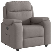 Produktbild för Reclinerfåtölj taupe tyg
