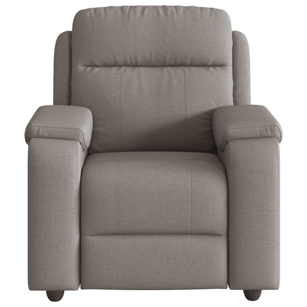 Produktbild för Reclinerfåtölj taupe tyg