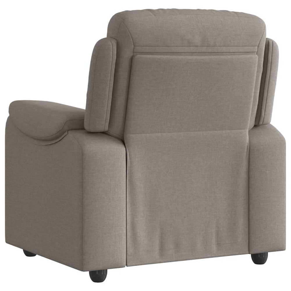 Produktbild för Reclinerfåtölj taupe tyg