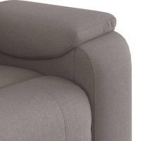 Produktbild för Reclinerfåtölj taupe tyg