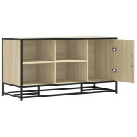 Produktbild för Skobänk sonoma-ek 100x40x53,5 cm konstruerat trä och metall