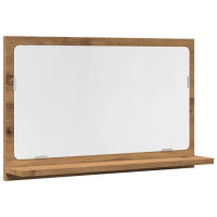 Produktbild för Spegelskåp för badrum artisan ek 60x11x37 cm konstruerat trä
