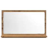 Produktbild för Spegelskåp för badrum artisan ek 60x11x37 cm konstruerat trä