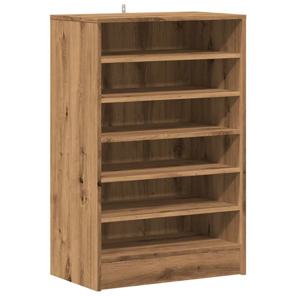 Produktbild för Skoskåp artisan ek 60x35x92 cm konstruerat trä