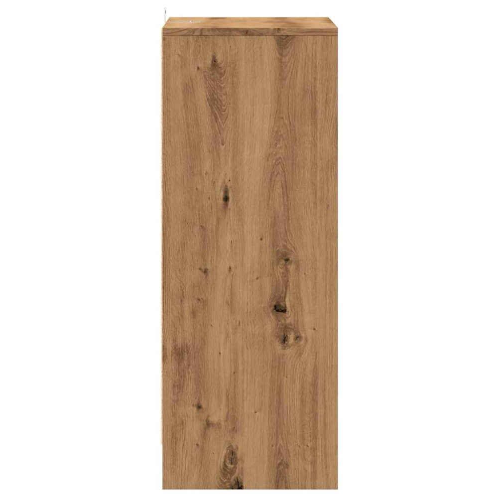 Produktbild för Skoskåp artisan ek 60x35x92 cm konstruerat trä