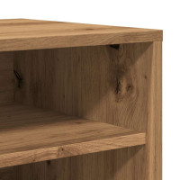 Produktbild för Skoskåp artisan ek 60x35x92 cm konstruerat trä