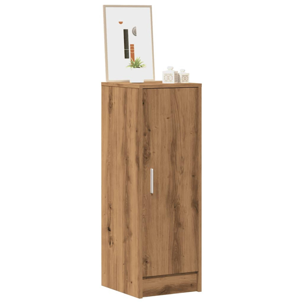 Produktbild för Skoskåp artisan ek 32x35x92 cm konstruerat trä