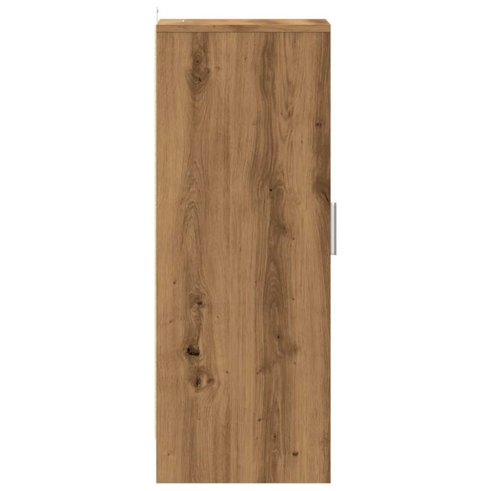 Produktbild för Skoskåp artisan ek 32x35x92 cm konstruerat trä