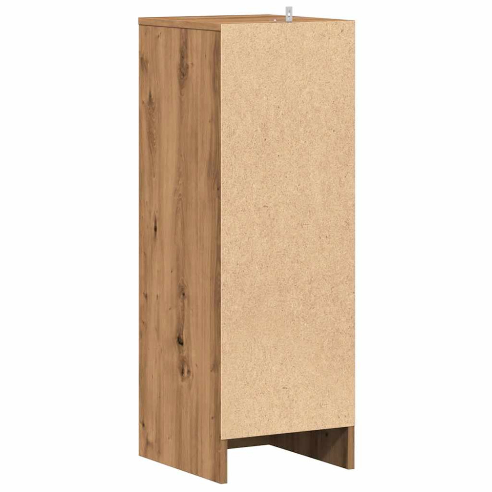 Produktbild för Skoskåp artisan ek 32x35x92 cm konstruerat trä
