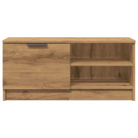 Produktbild för Tv-bänk artisan ek 80x35x36,5 cm konstruerat trä
