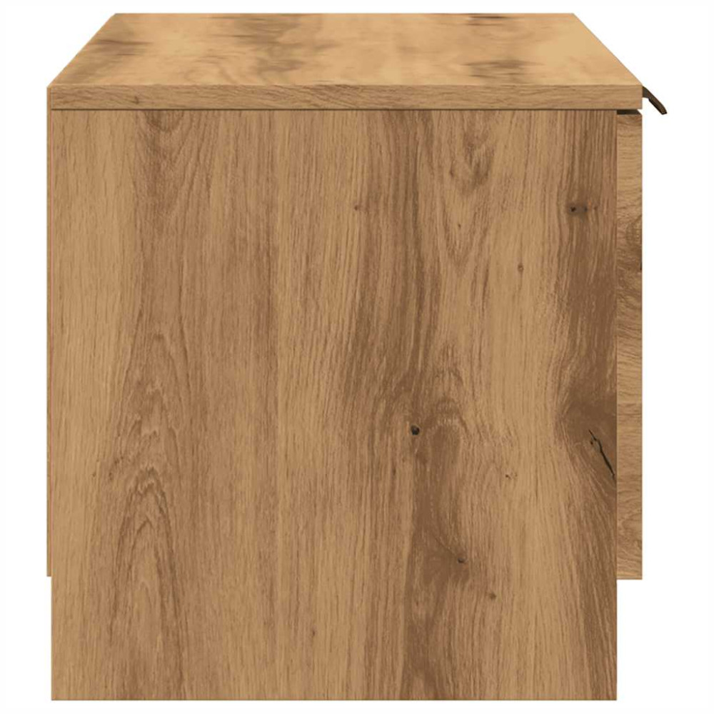 Produktbild för Tv-bänk artisan ek 80x35x36,5 cm konstruerat trä