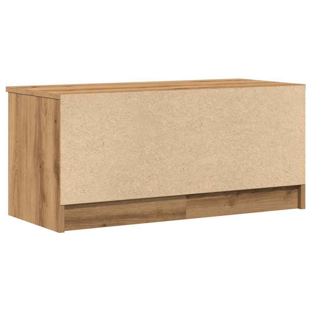 Produktbild för Tv-bänk artisan ek 80x35x36,5 cm konstruerat trä
