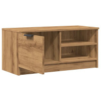Produktbild för Tv-bänk artisan ek 80x35x36,5 cm konstruerat trä