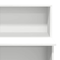 Produktbild för Receptionsdisk vit 100x50x103,5 cm konstruerat trä