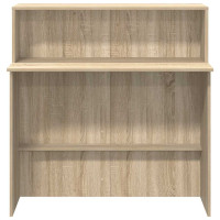 Produktbild för Receptionsdisk Sonoma Ek 100x50x103,5 cm konstruerat trä