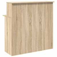 Produktbild för Receptionsdisk Sonoma Ek 100x50x103,5 cm konstruerat trä