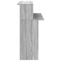 Produktbild för Receptionsdisk grå sonoma 100x50x103,5 cm konstruerat trä