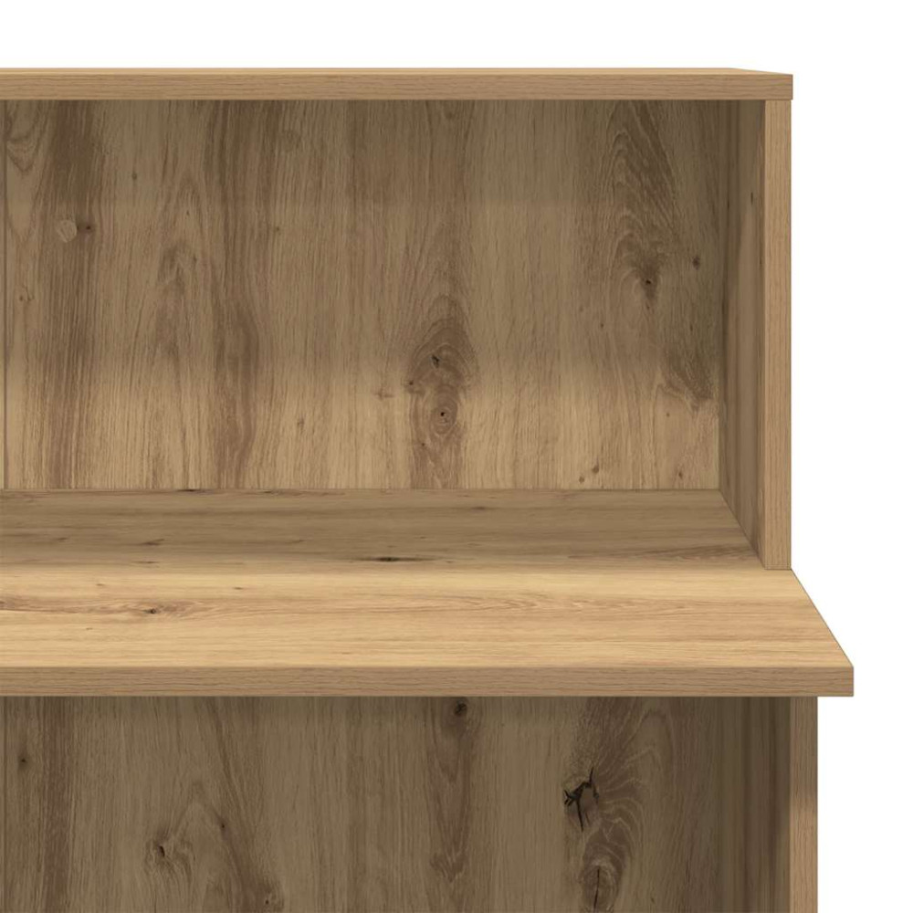 Produktbild för Receptionsdisk artisan ek 100x50x103,5 cm konstruerat trä