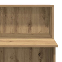Produktbild för Receptionsdisk artisan ek 100x50x103,5 cm konstruerat trä
