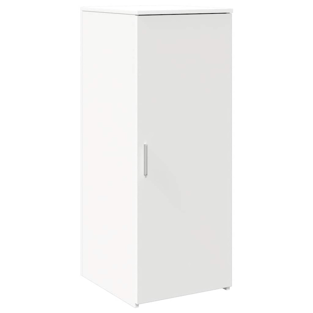 Produktbild för Förvaringsskåp vit 40x45x103,5 cm konstruerat trä
