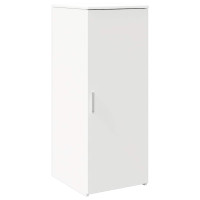 Produktbild för Förvaringsskåp vit 40x45x103,5 cm konstruerat trä