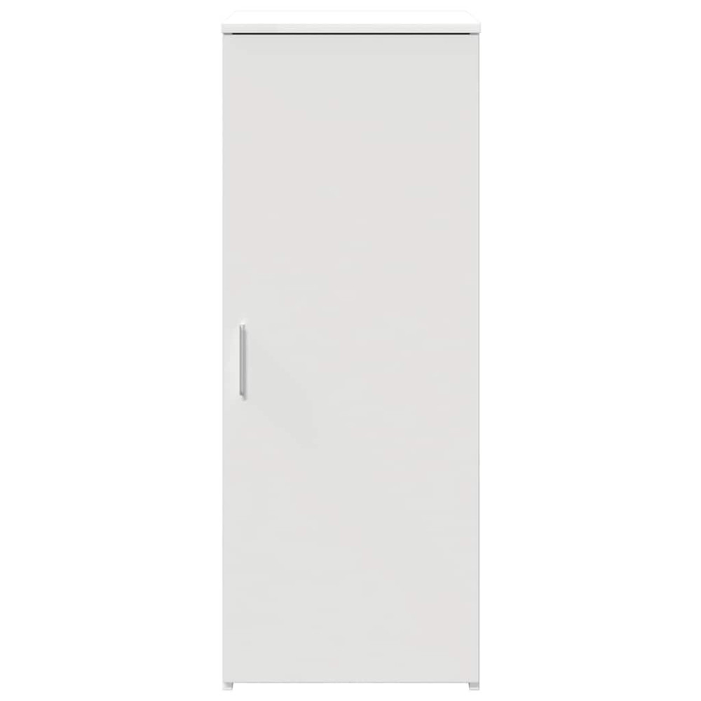 Produktbild för Förvaringsskåp vit 40x45x103,5 cm konstruerat trä