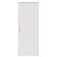 Produktbild för Förvaringsskåp vit 40x45x103,5 cm konstruerat trä