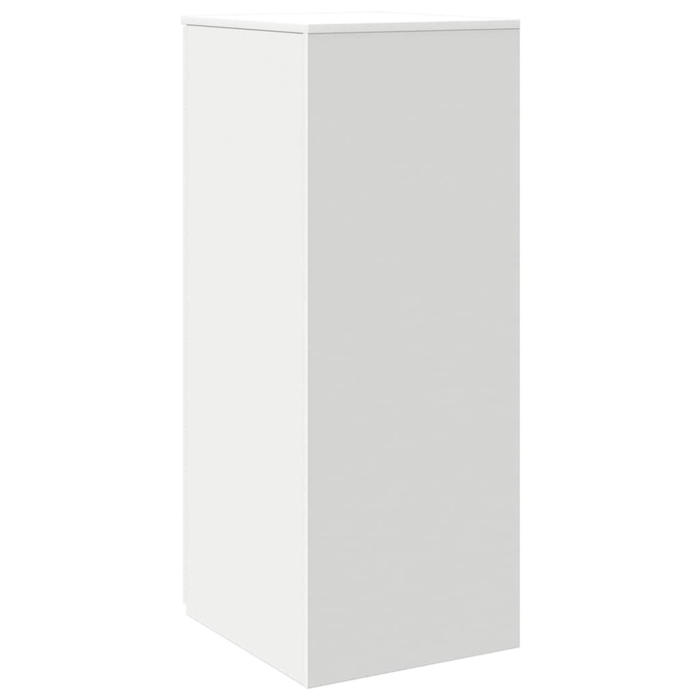 Produktbild för Förvaringsskåp vit 40x45x103,5 cm konstruerat trä