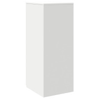 Produktbild för Förvaringsskåp vit 40x45x103,5 cm konstruerat trä