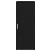 Produktbild för Förvaringsskåp svart 40x45x103,5 cm konstruerat trä