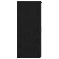 Produktbild för Förvaringsskåp svart 40x45x103,5 cm konstruerat trä