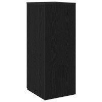 Produktbild för Förvaringsskåp svart 40x45x103,5 cm konstruerat trä