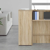 Produktbild för Förvaringsskåp sonoma ek 40x45x103,5 cm konstruerat trä