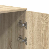Produktbild för Förvaringsskåp sonoma ek 40x45x103,5 cm konstruerat trä