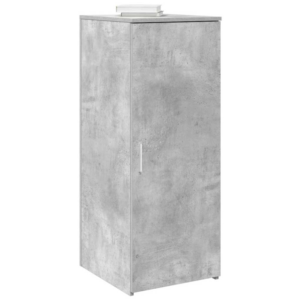 Produktbild för Förvaringsskåp betonggrå 40x45x103,5 cm konstruerat trä