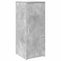 Produktbild för Förvaringsskåp betonggrå 40x45x103,5 cm konstruerat trä