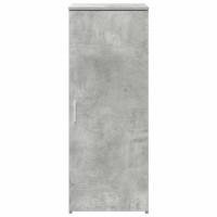 Produktbild för Förvaringsskåp betonggrå 40x45x103,5 cm konstruerat trä