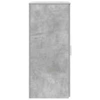 Produktbild för Förvaringsskåp betonggrå 40x45x103,5 cm konstruerat trä