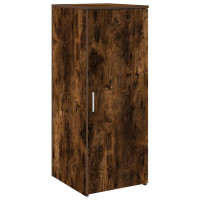Produktbild för Förvaringsskåp rökfärgad ek 40x45x103,5 cm konstruerat trä