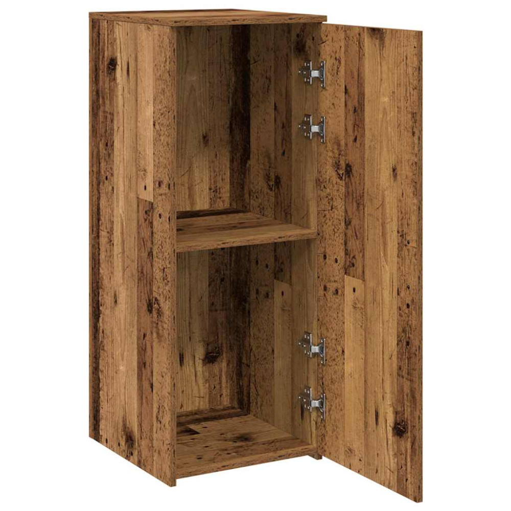 Produktbild för Förvaringsskåp åldrat trä 40x45x103,5 cm konstruerat trä